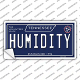 Humidity Tennessee Blue Novelty Sticker Decal Small