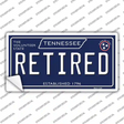 Retired Tennessee Blue Novelty Sticker Decal Small