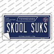 Skool Suks Tennessee Blue Novelty Sticker Decal Small