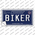 Biker Tennessee Blue Novelty Sticker Decal Small