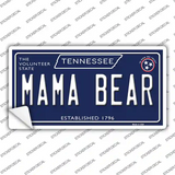 Mama Bear Tennessee Blue Novelty Sticker Decal Small