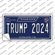 Trump 2024 Tennessee Blue Novelty Sticker Decal Small