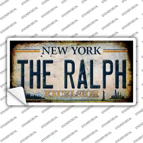 The Ralph New York White Novelty Sticker Decal Small