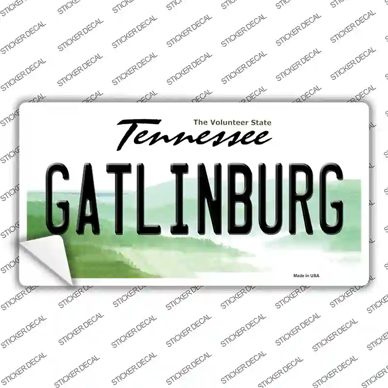 Gatlinburg Tennessee Novelty Sticker Decal Small