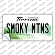 Smoky Mtns Tennessee Novelty Sticker Decal Small