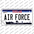 Texas Air Force Novelty Sticker Decal Small