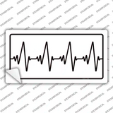 Heart Beats Novelty Sticker Decal