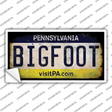 Bigfoot Pennsylvania Novelty Sticker Decal Small