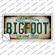 Bigfoot Florida Novelty Sticker Decal Small