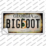 Bigfoot Georgia Novelty Sticker Decal Small