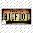 Bigfoot Indiana Novelty Sticker Decal Small