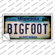 Bigfoot Minnesota Novelty Sticker Decal Small