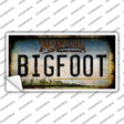 Bigfoot Montana Novelty Sticker Decal Small