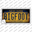 Bigfoot New York Novelty Sticker Decal Small