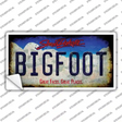 Bigfoot South Dakota Novelty Sticker Decal Small