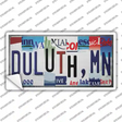 Duluth MN Strip Art Novelty Sticker Decal Small