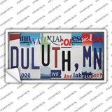 Duluth MN Strip Art Novelty Sticker Decal Small