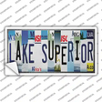 Lake Superior Strip Art Novelty Sticker Decal Small