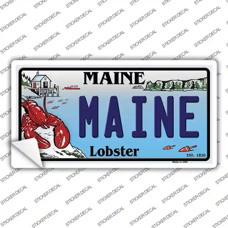 Maine Lobster Novelty Sticker Decal Small