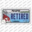 Retired Maine Lobster Novelty Sticker Decal Small