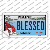 Blessed Maine Lobster Novelty Sticker Decal Small