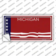 Michigan Bicentennial 76 Novelty State Blank Sticker Decal Small