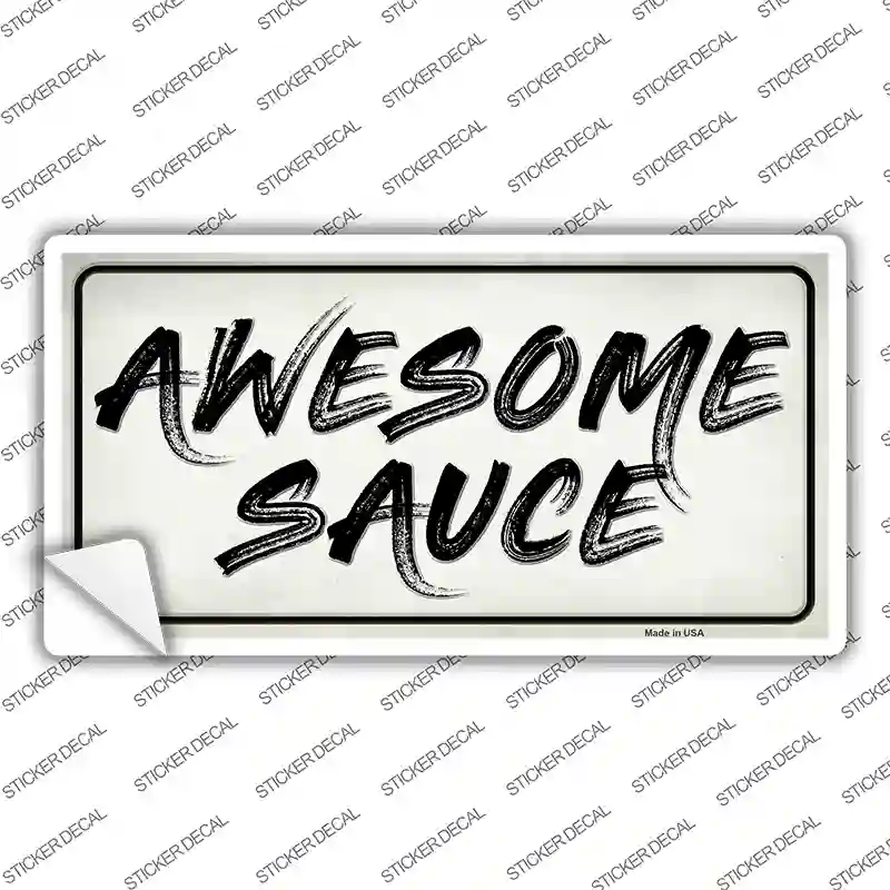 Awesome Sauce Novelty Sticker Decal