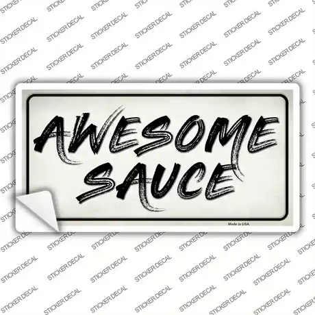 Awesome Sauce Novelty Sticker Decal