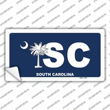 SC South Carolina Flag Novelty Sticker Decal Small