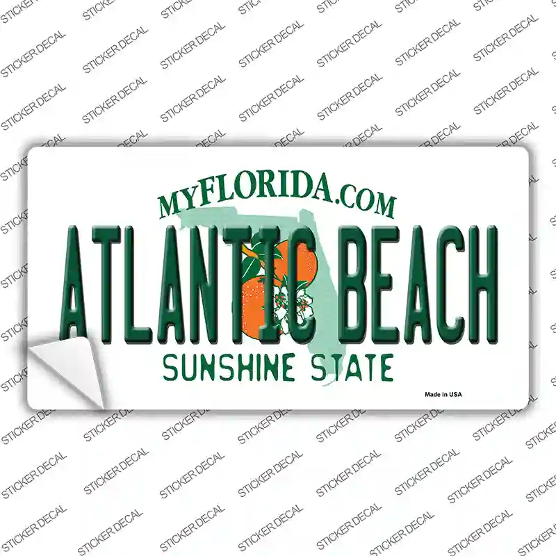 Atlantic Beach Florida Novelty Sticker Decal Small