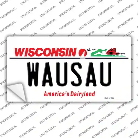 Wausau Wisconsin Novelty Sticker Decal Small