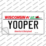 Yooper Wisconsin Novelty Sticker Decal Small