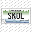 Skol Michigan Novelty Sticker Decal Small