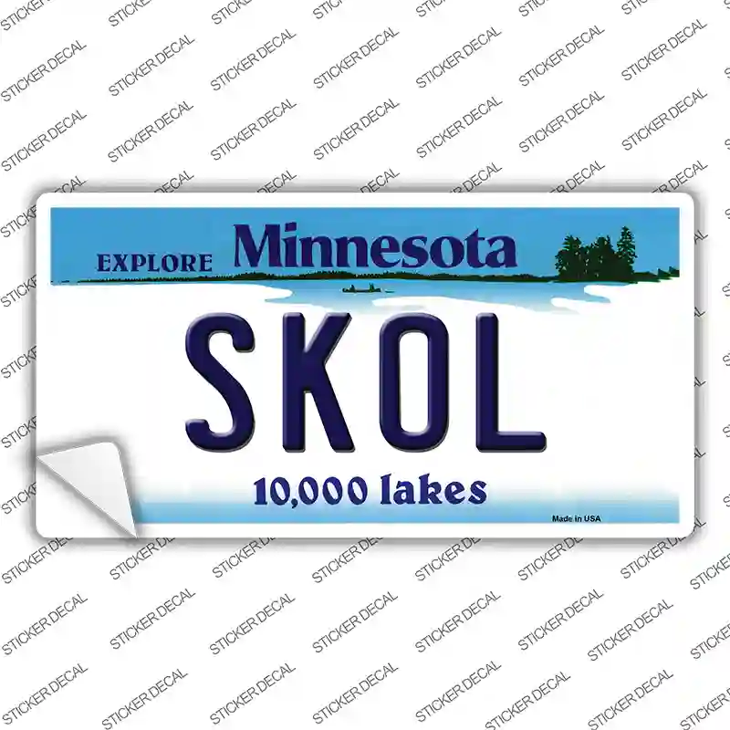 Skol Minnesota Novelty Sticker Decal Small