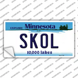 Skol Minnesota Novelty Sticker Decal Small