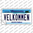 Velkommen Minnesota Novelty Sticker Decal Small