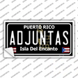 Adjuntas Puerto Rico Black Novelty Sticker Decal Small