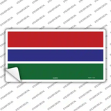Gambia Flag Novelty Sticker Decal