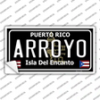 Arroyo Puerto Rico Black Novelty Sticker Decal Small