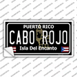 Cabo Rojo Puerto Rico Black Novelty Sticker Decal Small