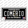 Comerio Puerto Rico Black Novelty Sticker Decal Small