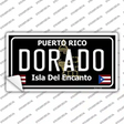 Dorado Puerto Rico Black Novelty Sticker Decal Small