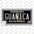 Guanica Puerto Rico Black Novelty Sticker Decal Small