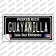 Guayanilla Puerto Rico Black Novelty Sticker Decal Small