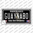 Guaynabo Puerto Rico Black Novelty Sticker Decal Small