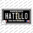 Hatillo Puerto Rico Black Novelty Sticker Decal Small