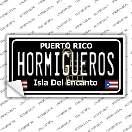 Hormigueros Puerto Rico Black Novelty Sticker Decal Small