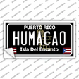 Humacao Puerto Rico Black Novelty Sticker Decal Small