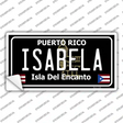 Isabela Puerto Rico Black Novelty Sticker Decal Small