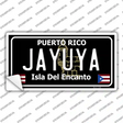 Jayuya Puerto Rico Black Novelty Sticker Decal Small